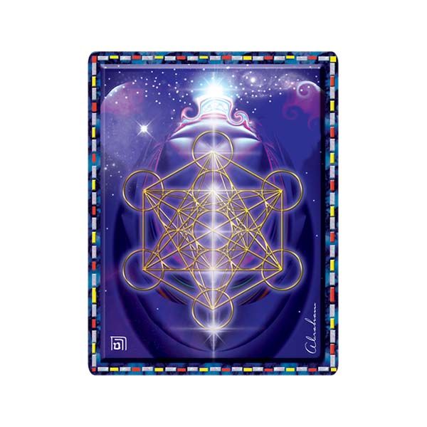 Cube of the Archangel Metatron. A portal to him and his angels. The only one to behold the divine face, Metatron is a powerful protector who bestows strength and serenity upon those who pray to him.