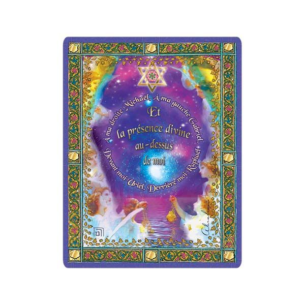 Large card featuring *The Evening Prayer*, which protects the sleeper whilst they sleep as they are surrounded by the presence of the four archangels; this is why it is recited before falling asleep.