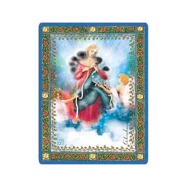 Large card of Mary Who Unties Knots – modern version.